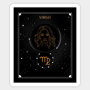 Virgo | Astrology Zodiac Sign Design Magnet